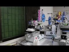 Quadratische Flaschenetikettenanwendungsgerät für FK617 Halbautomatische Flachflaschenetikettiermaschine