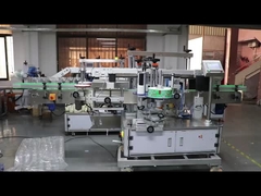 FK911 Geschwindigkeit Zwei-Seiten-Doppelkopf-Etikettendruckmaschine für flache/runde/quadratische Flaschen